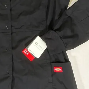 Dickies EDS Stretch Womens M Black Snap Front Scrub Jacket 85304A NWT thumbnail 5