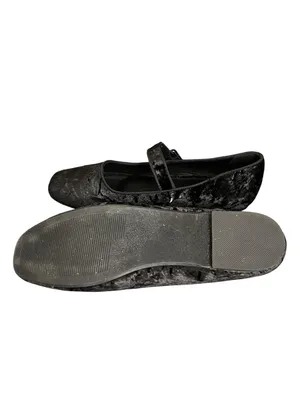 C Comfort Est 1946 Velvet Mary Jane Ballet Flats in Black thumbnail 7