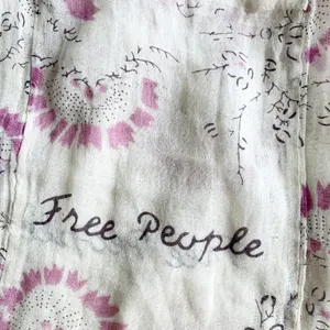Large Free People Fabric Shopping Tote thumbnail 2