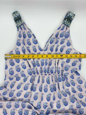 Anthropologie GATHERED MAXI DRESS Tiered Boho Printed Floral Lined Bohemian thumbnail 7
