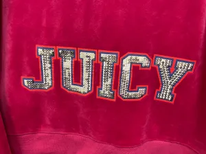 Juicy Couture Velour Hoodie Pink thumbnail 3