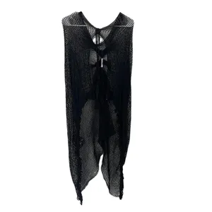 Lulus Clothing Co Crochet Fairy Goth Witchy Shawl Wrap thumbnail 11