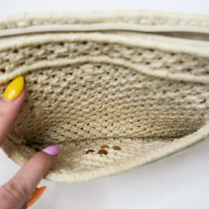 Vintage 70s Crochet Boho Philippine Macrame Crochet Clutch thumbnail 7
