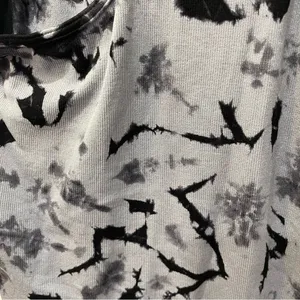 Emma & Sam Monochrome Tie-Dye Festival Lounge Sleeveless Tank Dress‎ sz Large thumbnail 4