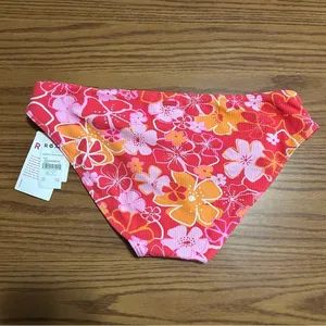 NWT ROXY Women's Swim Bikini Bottom Hipster Pink Floral Meadow Flowers Size L thumbnail 4