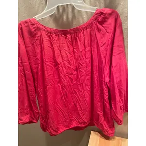 American Eagle Outfitters Red Short sleeve Women's top $15, Size XL, B51 thumbnail 4
