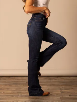 Kimes Ranch Jennifer Flare Leg Western Jeans Dark Wash Women’s thumbnail 2