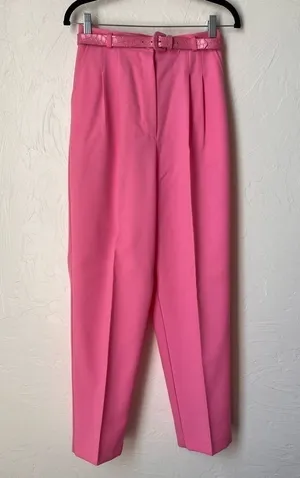 Vintage Gallery Barbie pink high rise pants size 10 thumbnail 1