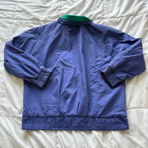 Vintage 80s London Fog Purple Teal Bomber Jacket Windbreaker Size 4 Streetwear thumbnail 10