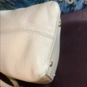 Kate Spade Emerson Cream Pebbled Leather 2 Way Top Handle Satchel thumbnail 9