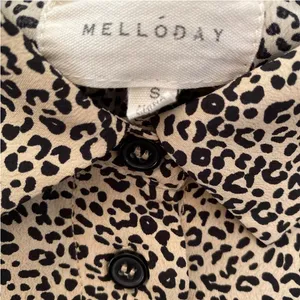 Melloday Midi Dress Small Animal Print Belted Shirt Dress Career Office Work thumbnail 10