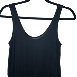 Abercrombie & Fitch Sleeveless Black Womens Jumpsuit XS Scoop Neck Stretch Soft thumbnail 4