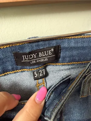 Judy Blue Leopard Patch Distressed Skinny Jeans Size 5/27 thumbnail 6