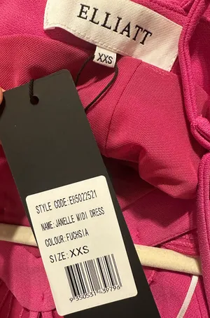Elliatt Janelle 3D Midi Dress In Pink XXS thumbnail 9