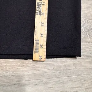 NWT Athleta Illusion Dress Black Short Sleeve V Neck Sheath Knee Length Medium M thumbnail 10