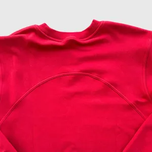 Lululemon All Yours Crewneck Sweatshirt Red Long Sleeve Pullover Women's Size 4 thumbnail 8