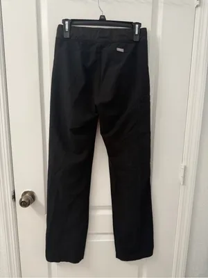 Figs Kade Cargo Black Scrub Trousers (Size XS/T) thumbnail 7