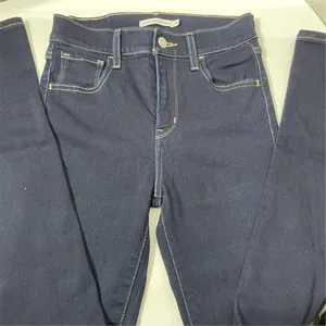 Levi's Women's 720 High Rise Super Skinny Jeans Size 26 Dark Blue thumbnail 3