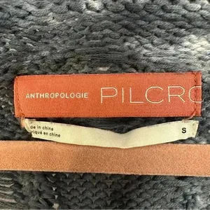 Anthropologie Pilcro Joni Tie Dye Cable Knit Hi Low Sweater‎ Womens Size Small thumbnail 9