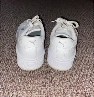 Puma White Platform Sneakers thumbnail 3