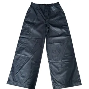 Fabletics Women's Cargo Wide Leg Pants Black Size L Pull On High Waisted Sporty thumbnail 3