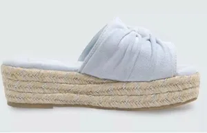 Nalho Sai Yoga Mat Platform Espadrilles Light Baby Blue Twist Comfort Sandals 6 thumbnail 1