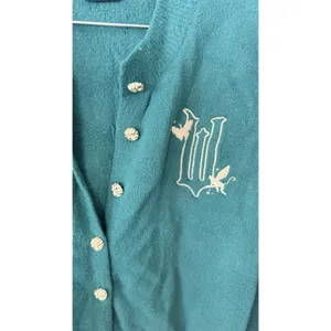 Wicked Limited Edition Graphic Cardigan Paul Tazewell Green Size Small 2672 thumbnail 5