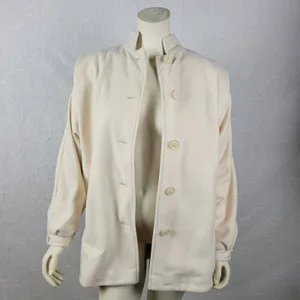 Wellington Fashions Kashmiracle Womens Jacket Coat Size M Cream Fleece Lined thumbnail 6