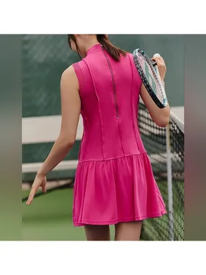 💕Anthropologie Pink Sleeveless Dress thumbnail 2