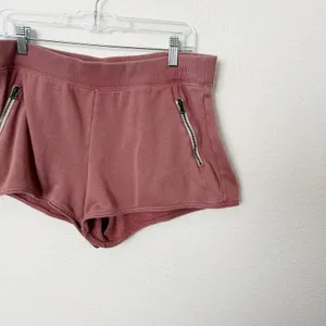 [Aerie] Distressed French Terry Knit Lounge Shorts Elastic Waistband Sz Large L thumbnail 5