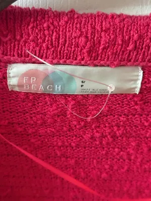 Free People Beach Carter Sweater in Rose thumbnail 4