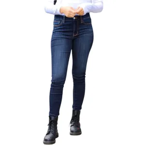 Judy Blue Skinny Fit Stretch Dark Denim Raw Hem Jeans Pants 25 thumbnail 3