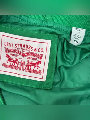 Levi’s Melanie Lightweight Bomber Flight Jacket Green Small Streetwear Blokecore thumbnail 10