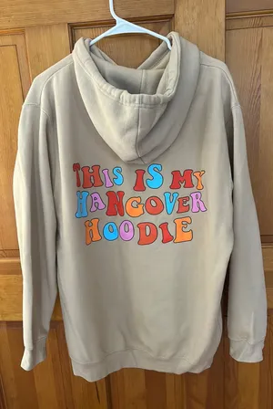 Hangover hoodie Gray Size M thumbnail 1
