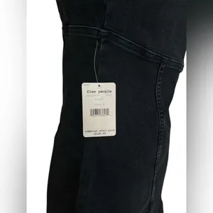 NWT Free People Something Sweet Mini black denim dress 4 thumbnail 8