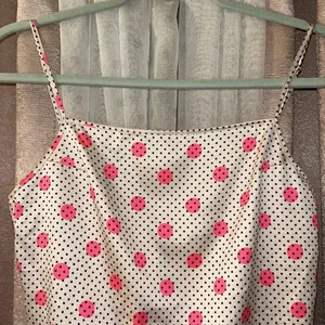 Vintage Victoria’s Secret Size XS Polka Dotted Cami thumbnail 2
