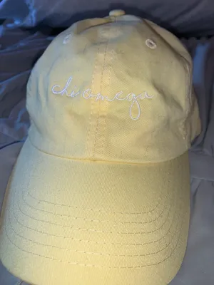Chi Omega Baseball Hat Yellow thumbnail 1