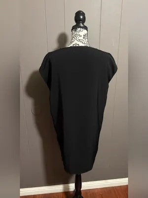OAK+FORT Classic Black Shift Dress thumbnail 2