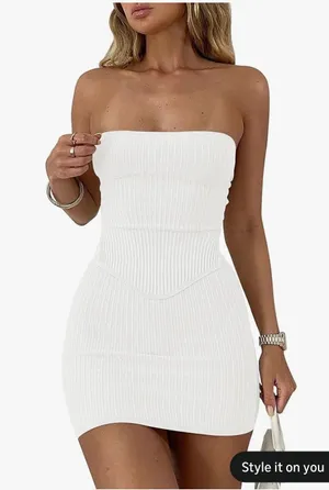 Amazon Two-Piece Matching White Set thumbnail 1