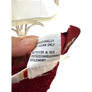 Vintage Talbots Silk Blend Ugly Christmas Sweater‎ Embroidered Patchwork SzL thumbnail 8
