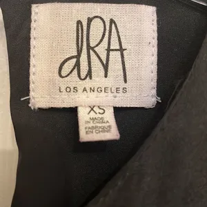 Anthropologie dRA Los Angeles Black Pleated Ruffle Mini Dress thumbnail 4
