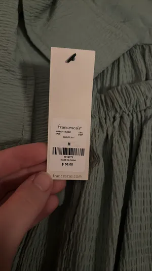 Francesca's Blue Green Boutique Dress thumbnail 6
