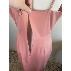 Showpo‎ Dazzling Lights Cowl Drape MIDI Dress Pink Peach Satin Size 6 US 0209 thumbnail 10