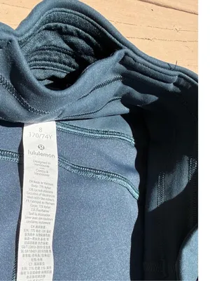 Lululemon Invigorate High-Rise Short 10" Iron Blue Size 8 LW7BEDS Biker Shorts thumbnail 5