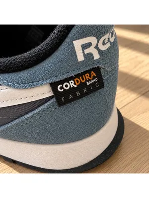 Reebok Classic Leather Cordura Blue Gray Suede Sneakers Women’s 6.5 thumbnail 5