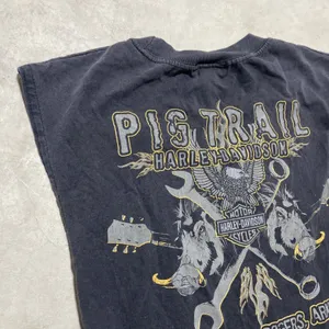 Harley Davidson Y2K VTG Pig Trail Rogers Arkansas T-Shirt Size SZ M Women's thumbnail 2