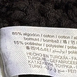 Zara textured open‎ knit chunky sweater crewneck balloon sleeves black size M thumbnail 11