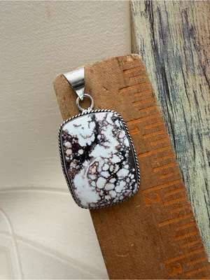 925 Sterling Silver Wild Horse Turquoise Necklace Native American Jewelry thumbnail 9