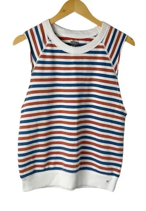 Aerie French Terry Sleeveless Stripe‎ Sweatshirt Size XS thumbnail 1