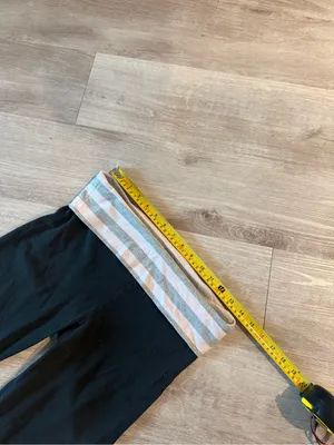 Victoria's Secret Y2K Vintage Fold Over Flare Leggings thumbnail 3